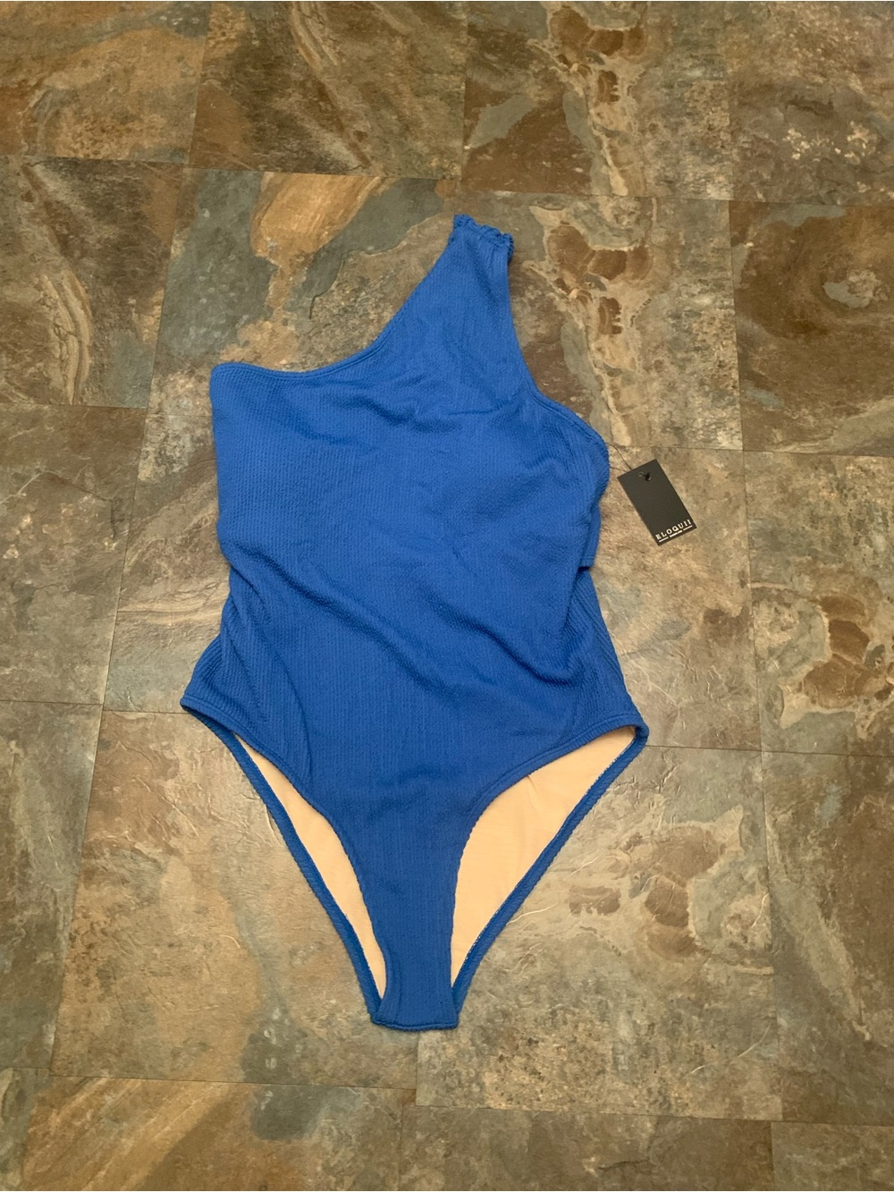 Eloquii blue swimsuit, size 16. NWT
